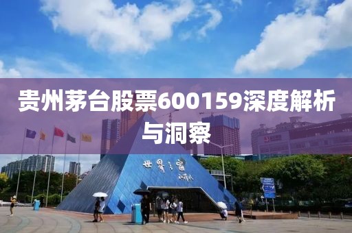 貴州茅臺股票600159深度解析與洞察