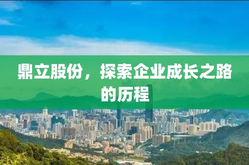 鼎立股份，探索企業(yè)成長之路的歷程