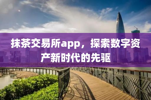 抹茶交易所app，探索数字资产新时代的先驱