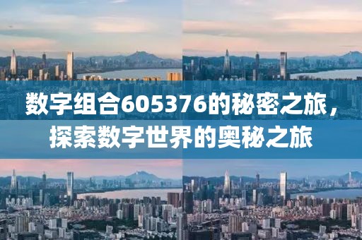 數字組合605376的秘密之旅，探索數字世界的奧秘之旅