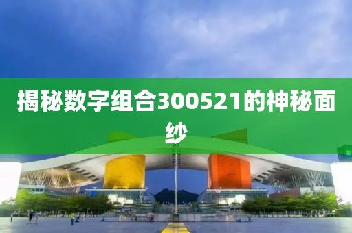 揭秘數(shù)字組合300521的神秘面紗