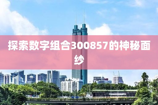 探索數字組合300857的神秘面紗