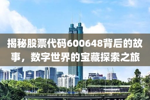 揭秘股票代碼600648背后的故事，數字世界的寶藏探索之旅