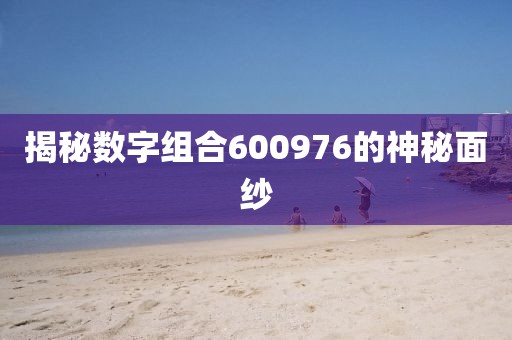 揭秘數(shù)字組合600976的神秘面紗