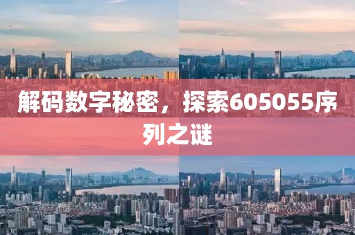 解碼數(shù)字秘密，探索605055序列之謎