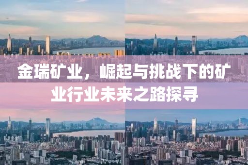 金瑞礦業，崛起與挑戰下的礦業行業未來之路探尋