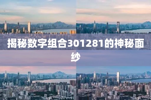 揭秘數(shù)字組合301281的神秘面紗