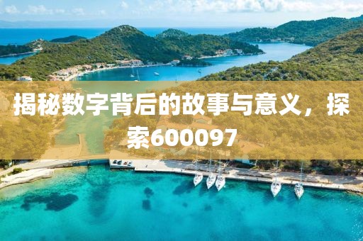 揭秘數字背后的故事與意義，探索600097