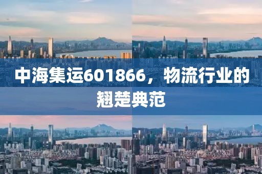 中海集運601866，物流行業(yè)的翹楚典范