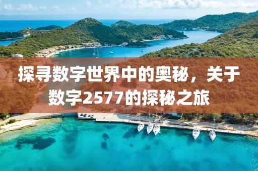 探尋數字世界中的奧秘，關于數字2577的探秘之旅