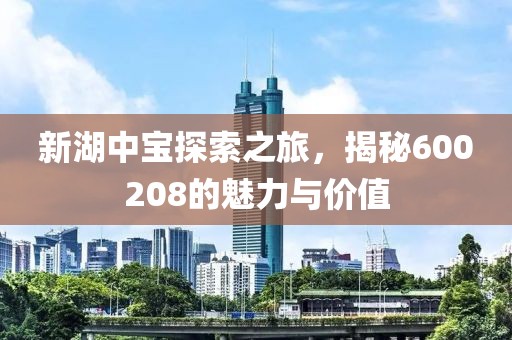 新湖中寶探索之旅，揭秘600208的魅力與價值