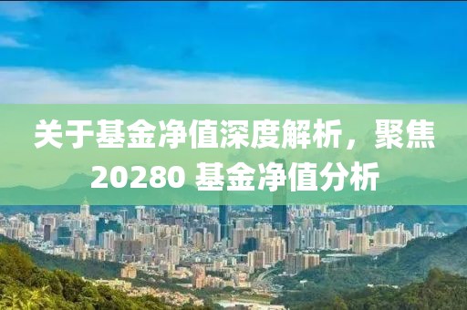 關(guān)于基金凈值深度解析，聚焦20280 基金凈值分析