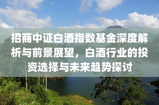 招商中證白酒指數基金深度解析與前景展望，白酒行業(yè)的投資選擇與未來趨勢探討