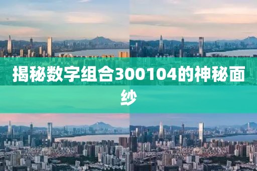 揭秘數(shù)字組合300104的神秘面紗