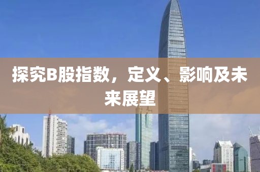 探究B股指数，定义、影响及未来展望