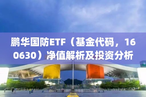 鵬華國防ETF（基金代碼，160630）凈值解析及投資分析