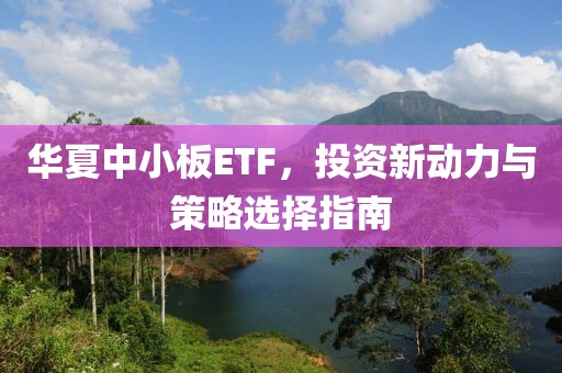 华夏中小板ETF，投资新动力与策略选择指南