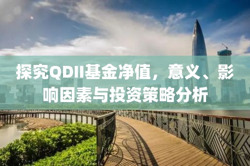 探究QDII基金凈值，意義、影響因素與投資策略分析