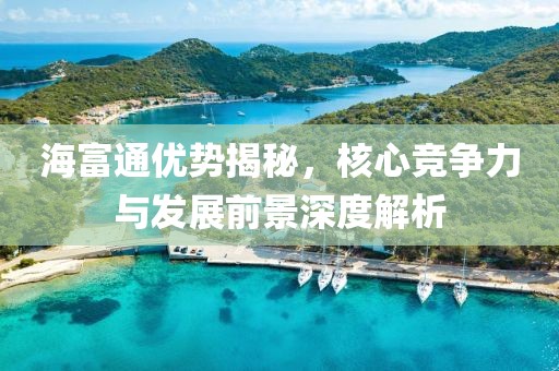 海富通优势揭秘，核心竞争力与发展前景深度解析