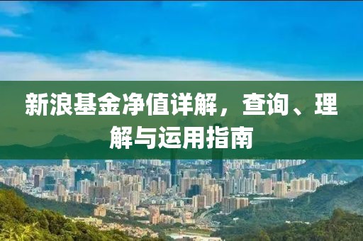 新浪基金凈值詳解，查詢、理解與運用指南