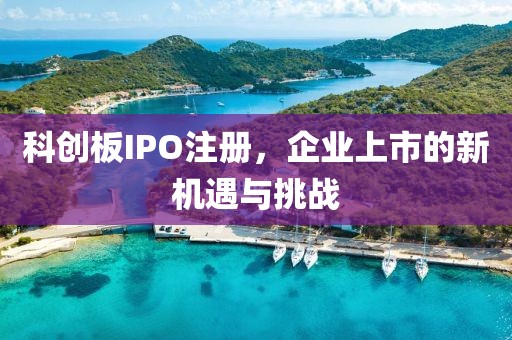 科创板IPO注册，企业上市的新机遇与挑战