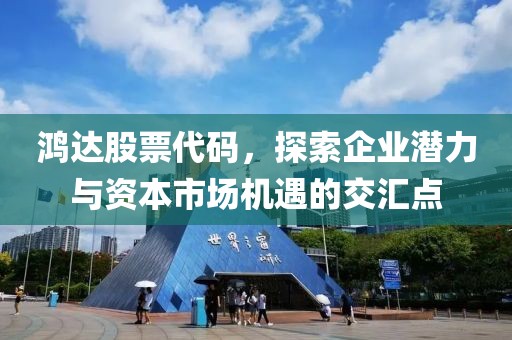 鴻達(dá)股票代碼，探索企業(yè)潛力與資本市場機(jī)遇的交匯點(diǎn)