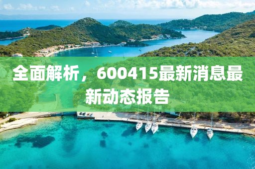 全面解析，600415最新消息最新動態報告