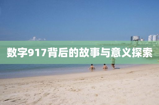 数字917背后的故事与意义探索