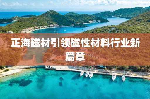 正海磁材引領磁性材料行業新篇章