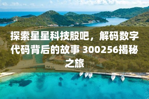 探索星星科技股吧，解碼數字代碼背后的故事 300256揭秘之旅