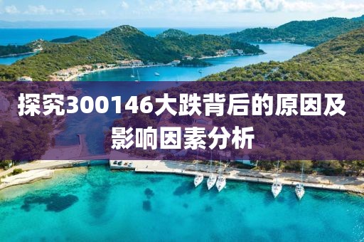 探究300146大跌背后的原因及影響因素分析