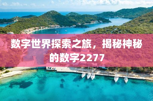 數字世界探索之旅，揭秘神秘的數字2277