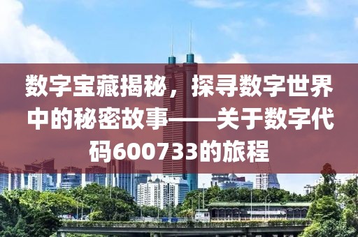 數(shù)字寶藏揭秘，探尋數(shù)字世界中的秘密故事——關(guān)于數(shù)字代碼600733的旅程