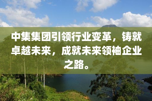 中集集团引领行业变革，铸就卓越未来，成就未来领袖企业之路。