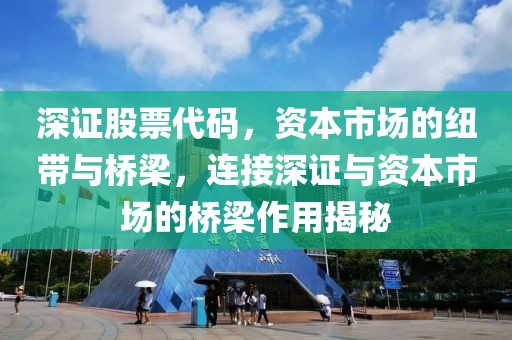 深证股票代码，资本市场的纽带与桥梁，连接深证与资本市场的桥梁作用揭秘