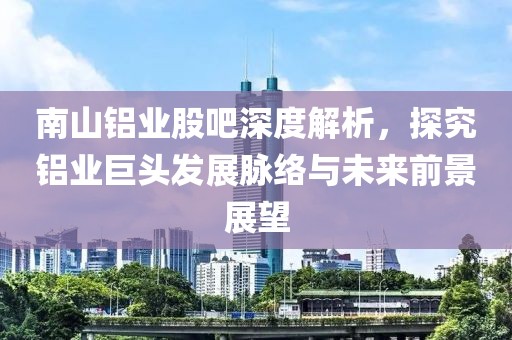 南山铝业股吧深度解析，探究铝业巨头发展脉络与未来前景展望