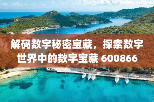 解碼數字秘密寶藏，探索數字世界中的數字寶藏 600866