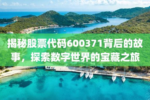 揭秘股票代碼600371背后的故事，探索數(shù)字世界的寶藏之旅