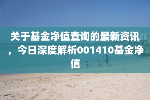 关于基金净值查询的最新资讯，今日深度解析001410基金净值