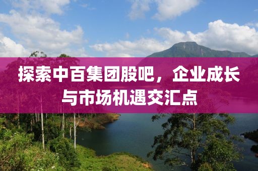 探索中百集团股吧，企业成长与市场机遇交汇点