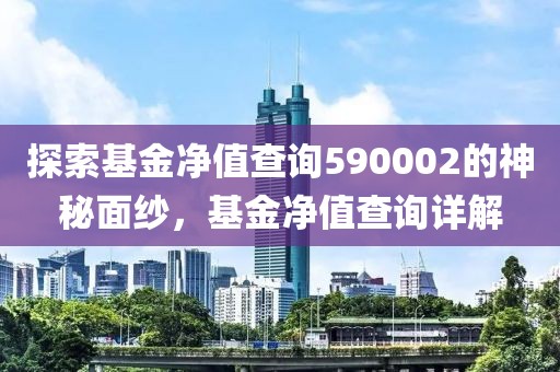 探索基金净值查询590002的神秘面纱，基金净值查询详解