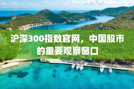 沪深300指数官网，中国股市的重要观察窗口