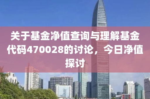 关于基金净值查询与理解基金代码470028的讨论，今日净值探讨