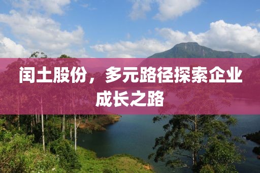 閏土股份，多元路徑探索企業(yè)成長之路