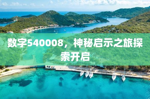 數(shù)字540008，神秘啟示之旅探索開啟