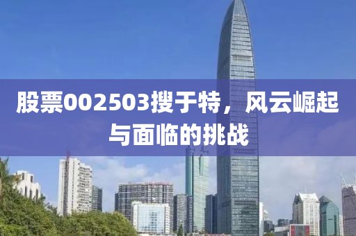 股票002503搜于特，風(fēng)云崛起與面臨的挑戰(zhàn)