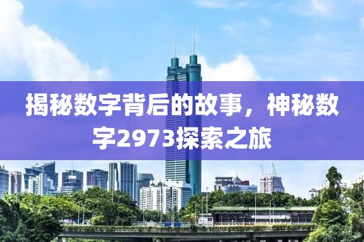 揭秘数字背后的故事，神秘数字2973探索之旅