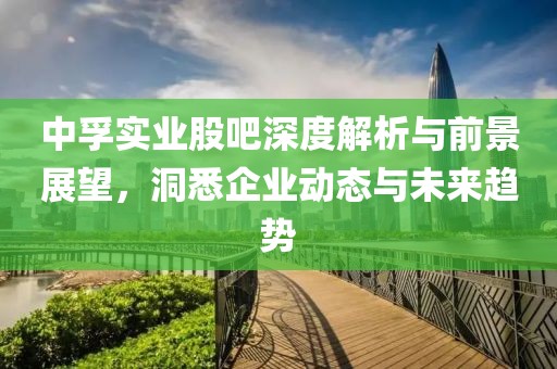 中孚實業(yè)股吧深度解析與前景展望，洞悉企業(yè)動態(tài)與未來趨勢