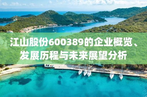 江山股份600389的企業(yè)概覽、發(fā)展歷程與未來展望分析